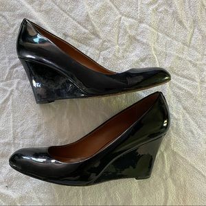 Coach Signature Patent Wedges
